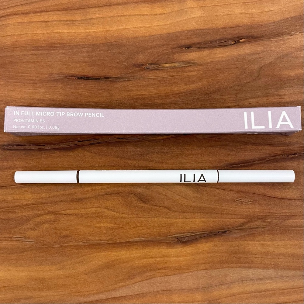 NWT ILIA In Full Micro-Tip Brow Pencil Full Size - SOFT BROWN - a Medium Brown